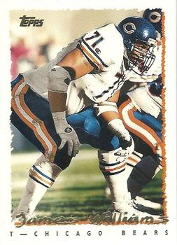 James Williams Chicago Bears 1995 Topps NFL Rookie Card #158